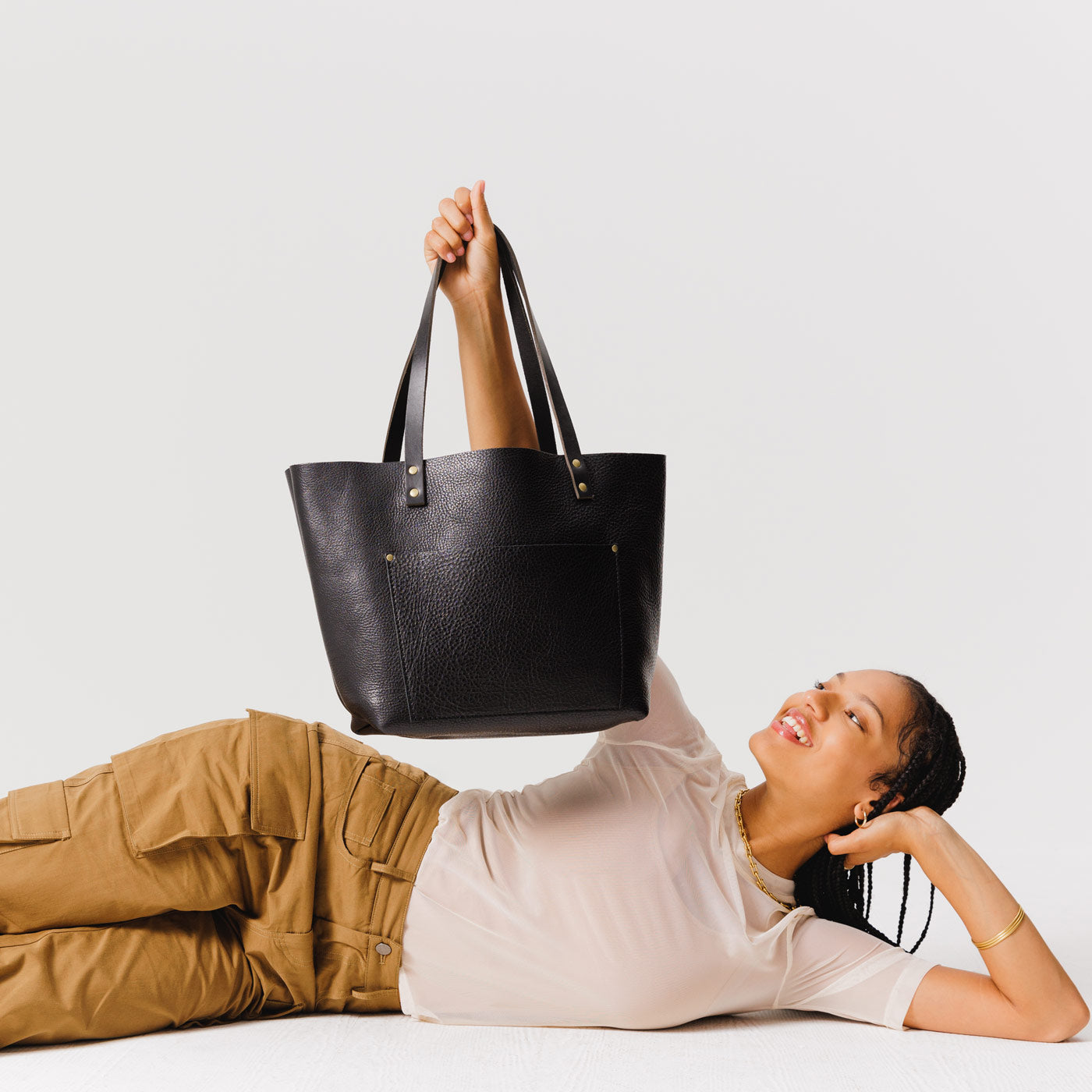 Leather Tote Bag