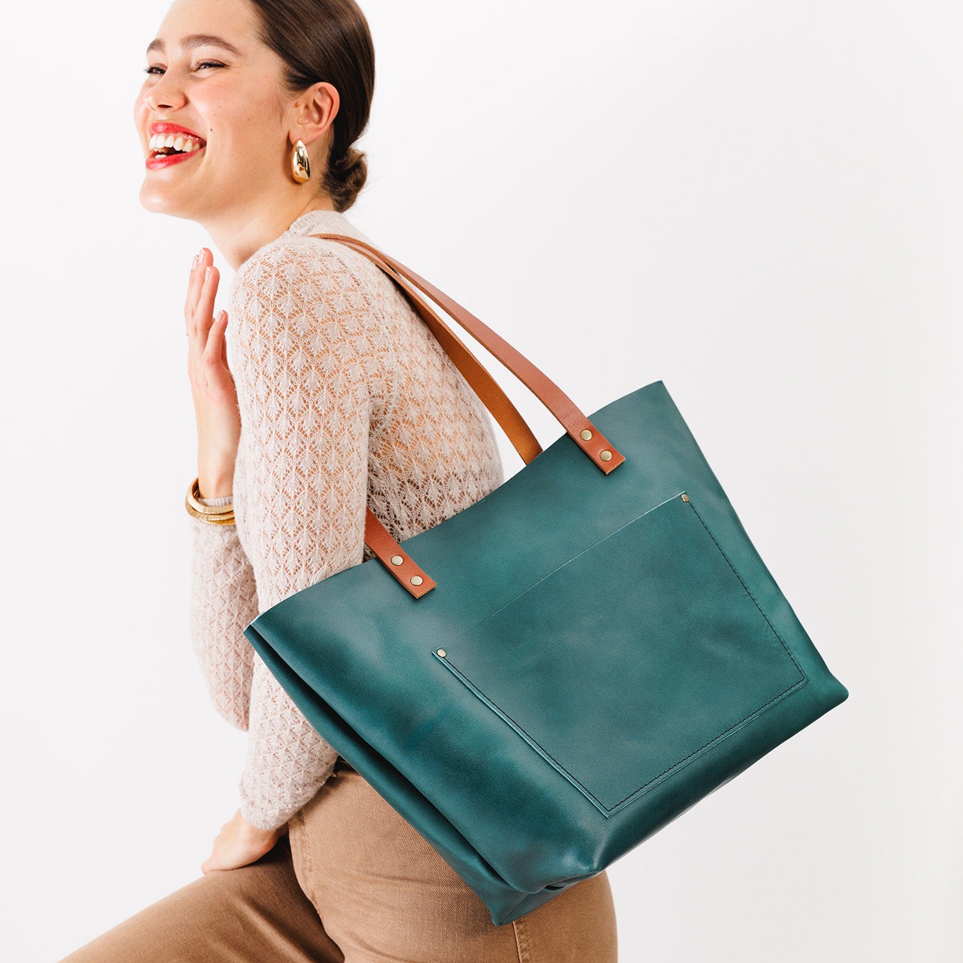 Leather Tote Bag
