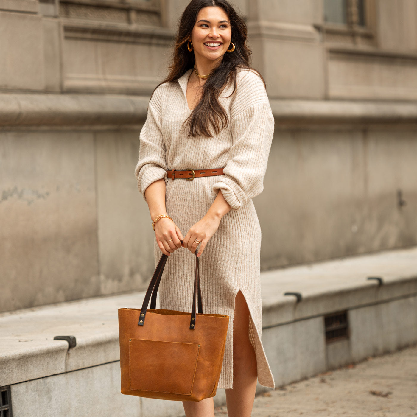 Leather Tote Bag