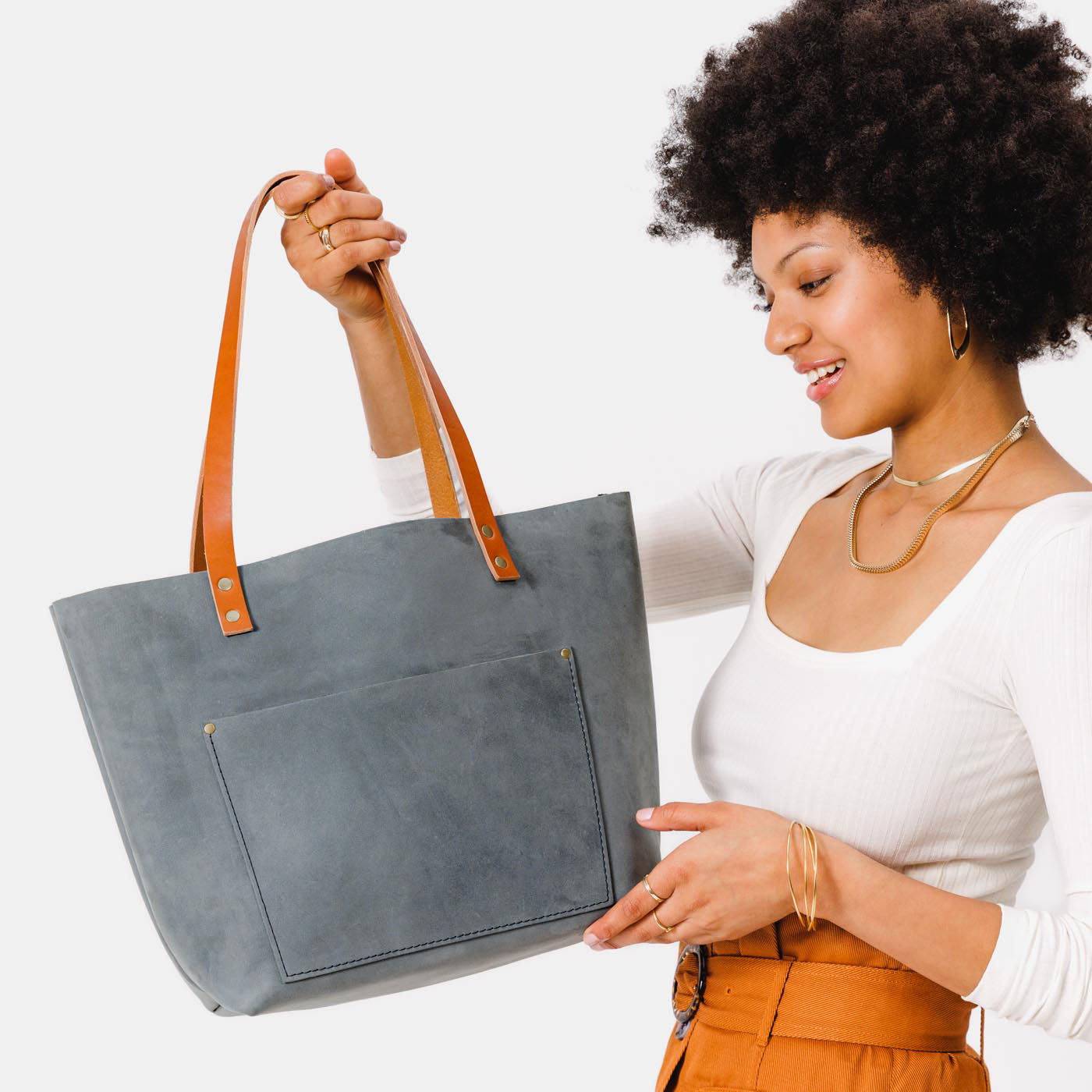 Leather Tote Bag