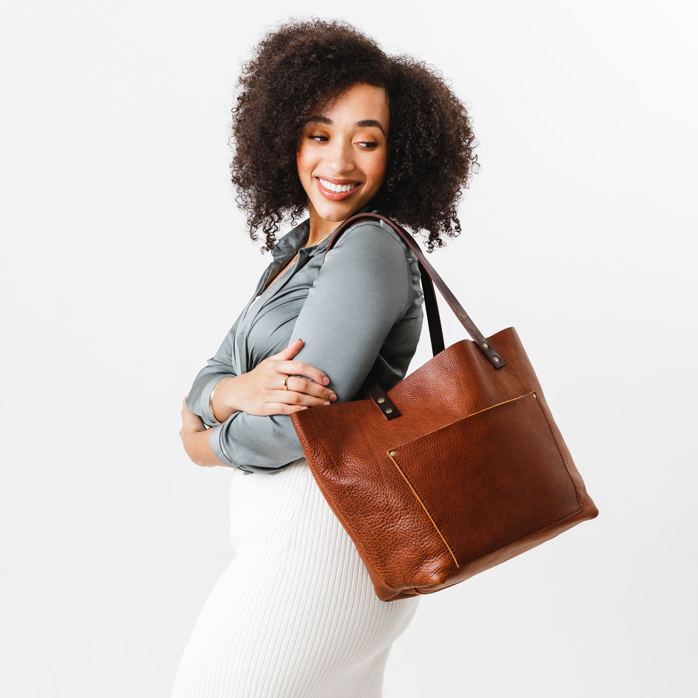 Leather Tote Bag
