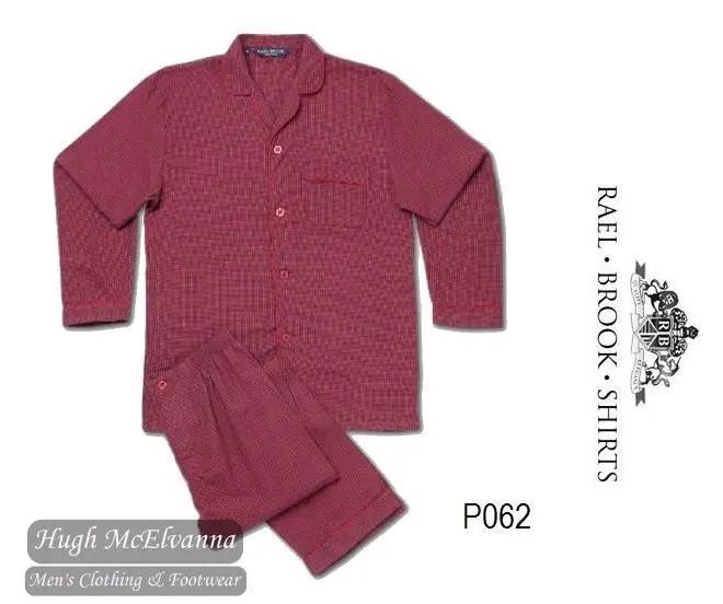 Standard Fit Check Brushed Cotton Pyjama Set by Rael Brook Style: P062