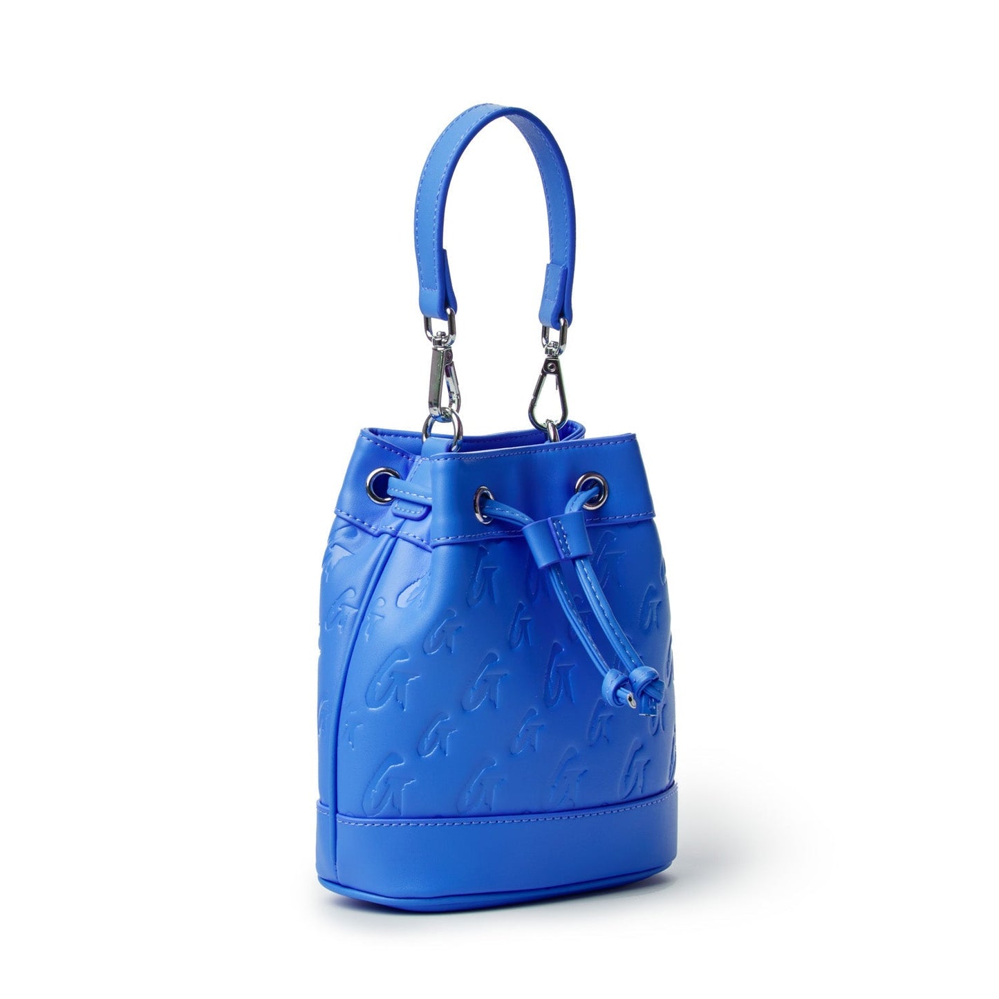 MONOGRAM MINI BUCKET BAG BLUE