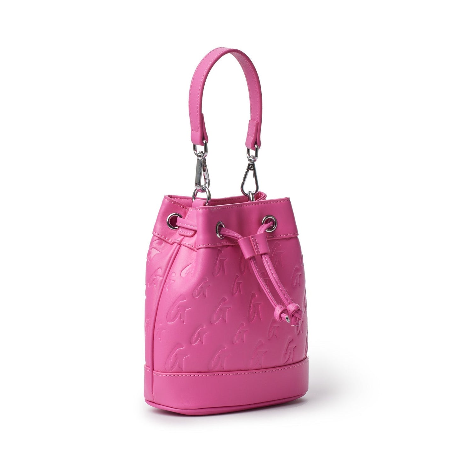 MONOGRAM MINI BUCKET BAG HOT PINK