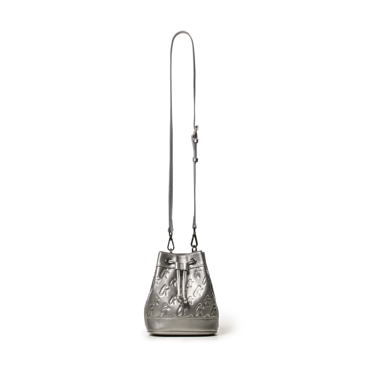 MONOGRAM MINI BUCKET BAG PLATINUM