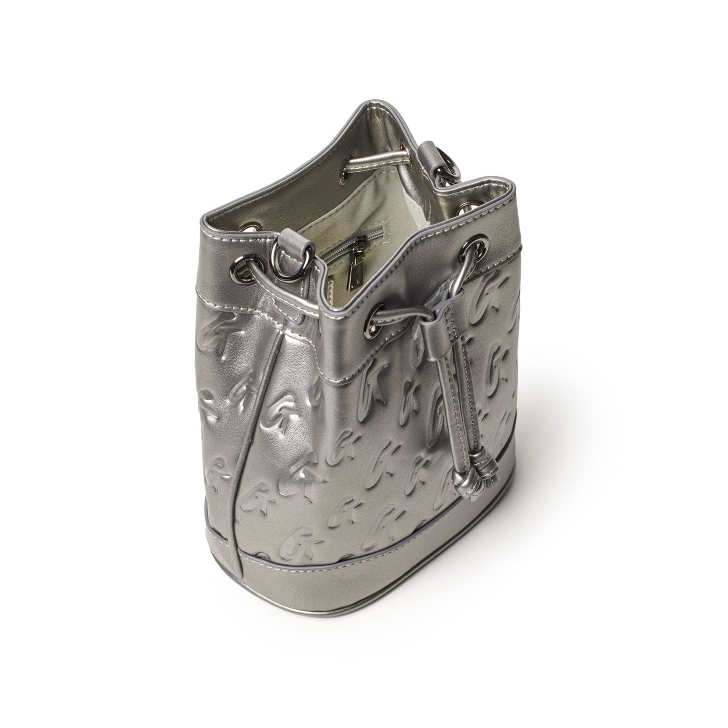 MONOGRAM MINI BUCKET BAG PLATINUM
